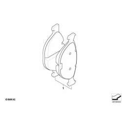 Disque de frein ventilé perforé gauche