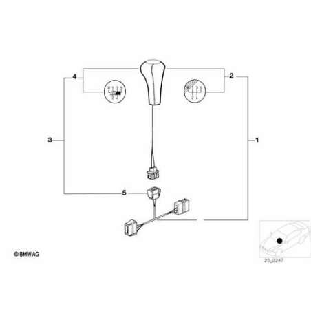 Kit de montage pommeau cuir eclaire