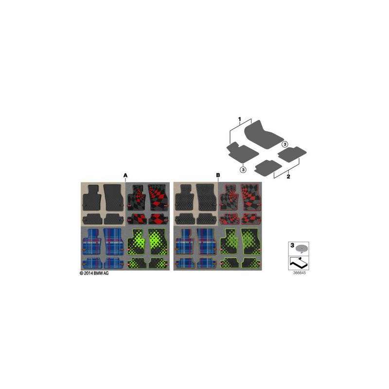 Tapis de sol tous temps arrière