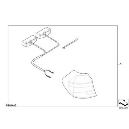 Kit transform. feu arr. facelift à LED