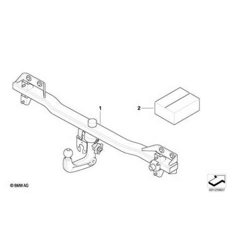 Dispositif d'attelage à rotule fixe