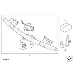 Support moteur droite complet