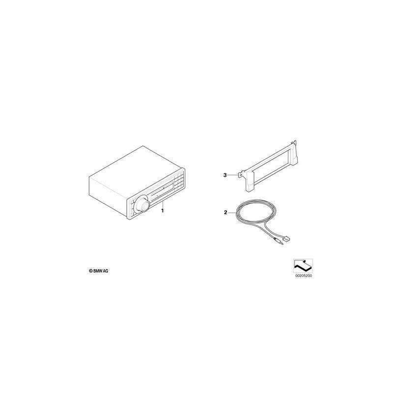 Câble-adaptateur BMW ISO - AG