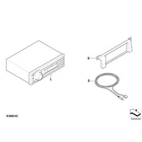 Câble-adaptateur BMW ISO - AG