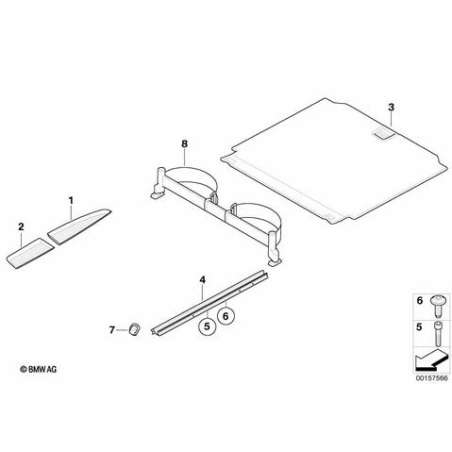 Plancher de coffre à bagages