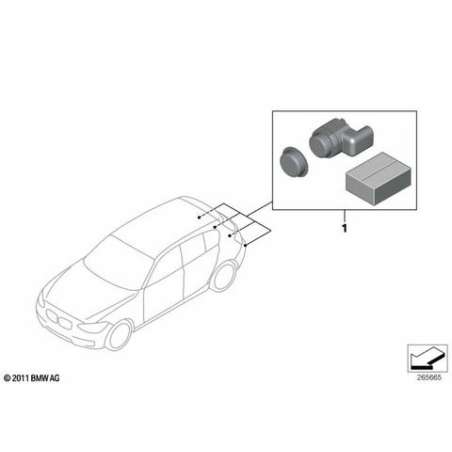 Kit 2ème monte système PDC arrière