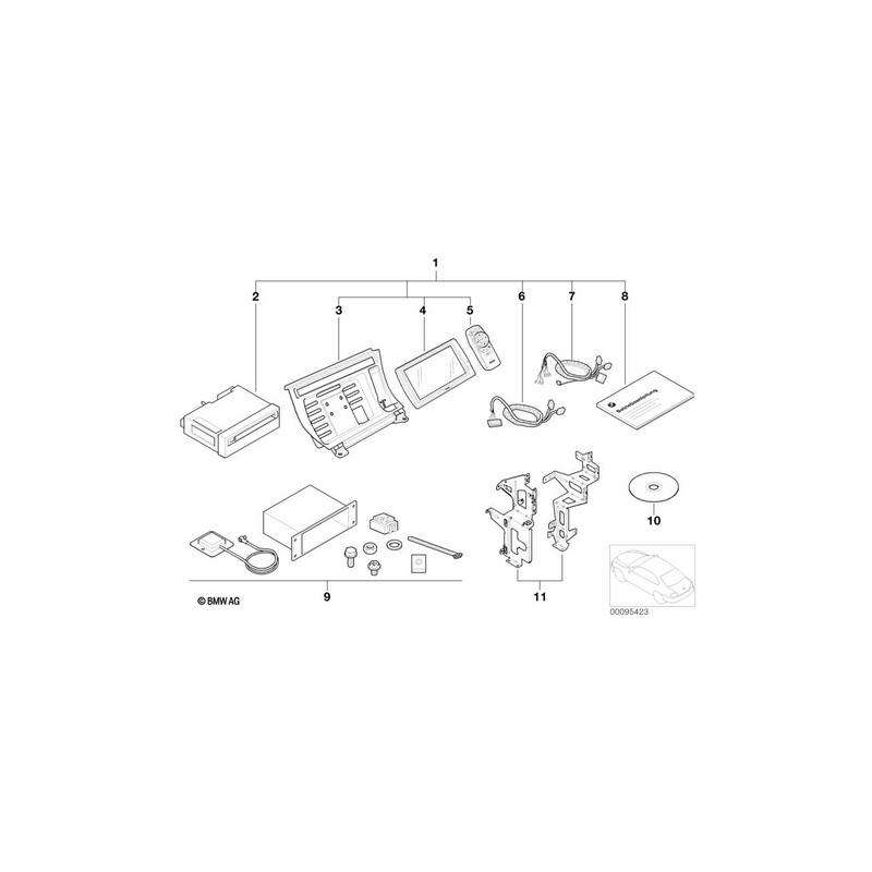 Kit complémentaire de pièces de fixation
