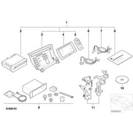 Kit complémentaire de pièces de fixation
