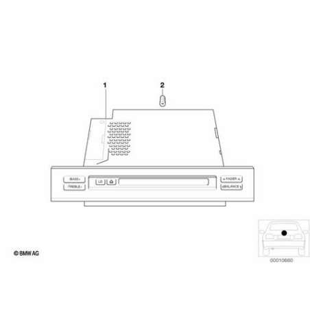 ES autoradio BMW Business CD