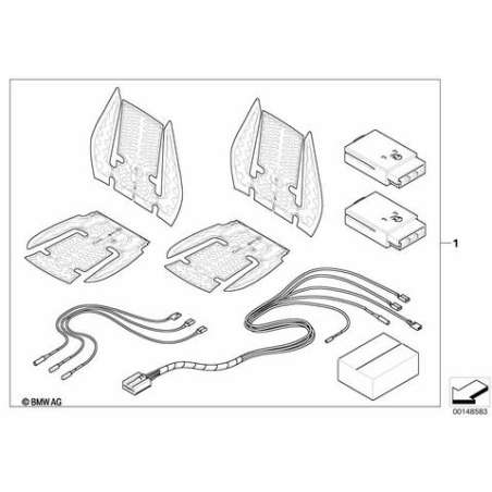 Kit de chauffage siege avant