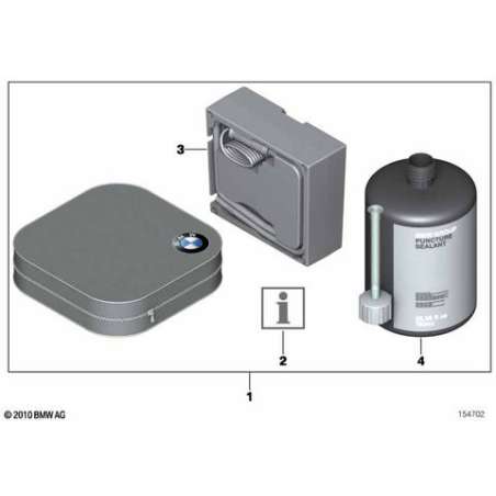 Compresseur pour kit mobilité pneus