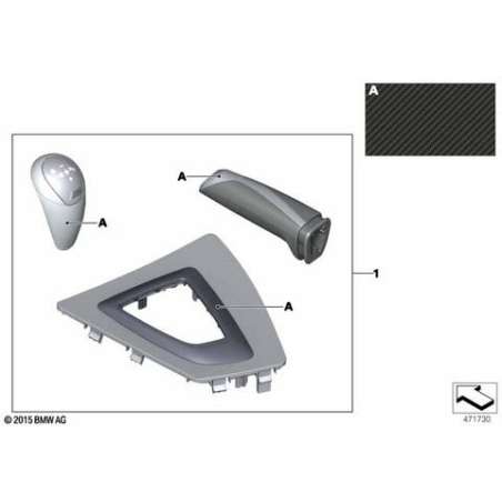 Pack intérieur carbone/Alcantara