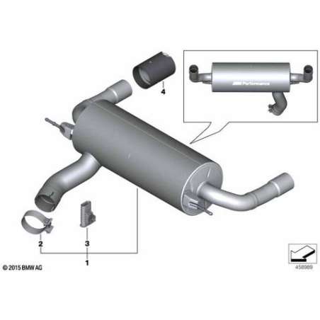 Embout d'échappement carbone