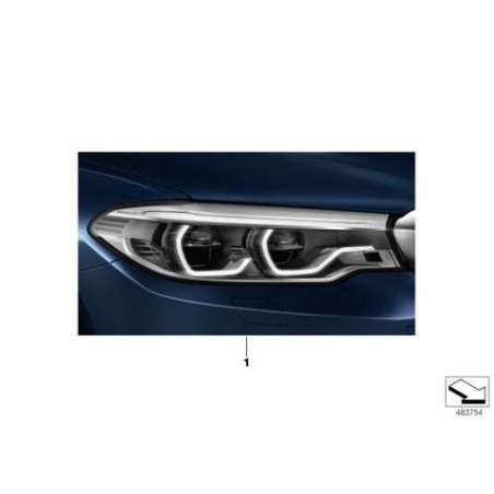 Post-équipement projecteur LED AHL haut