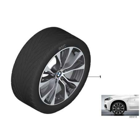Roues compl. RDCi Orbitgrey brillantes