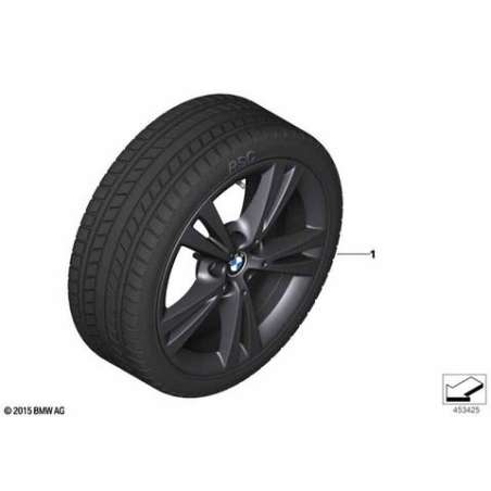Roue complète hiver RDCi noire