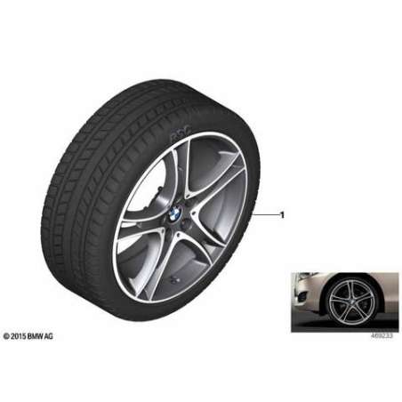 Roue compl. hiver RDCi Orbitgrey brill.