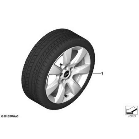 Roue complète hiver RDCi en alliage