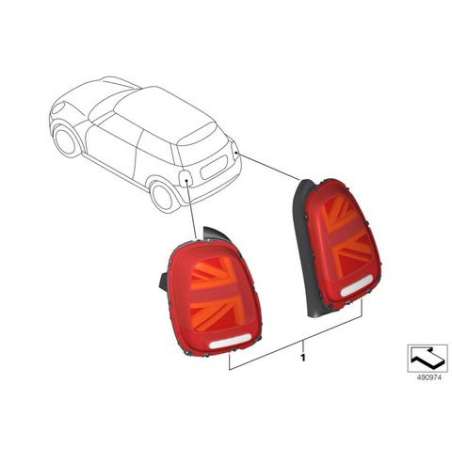 Kit de montage feu ar facelift