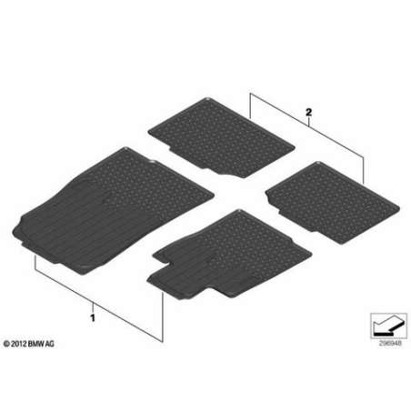 Tapis tous temps arrière