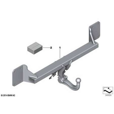 Jeu attelage de remorque version US