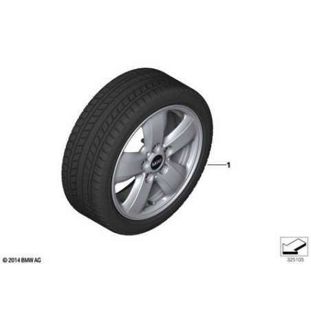 Roue compl.hiver RDCi all.Soft Compound