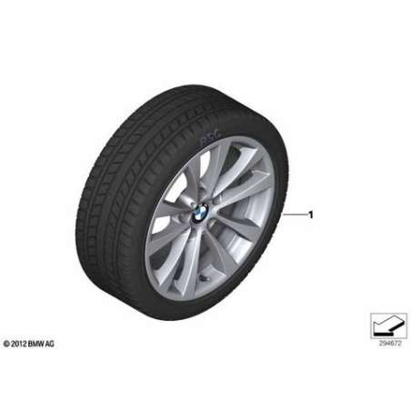 Roue complète hiver RDCi alliage Spike