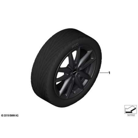 Roues complètes été RDCi noires