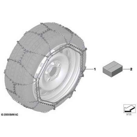 Chaînes à neige systeme Rud-Matic Disc