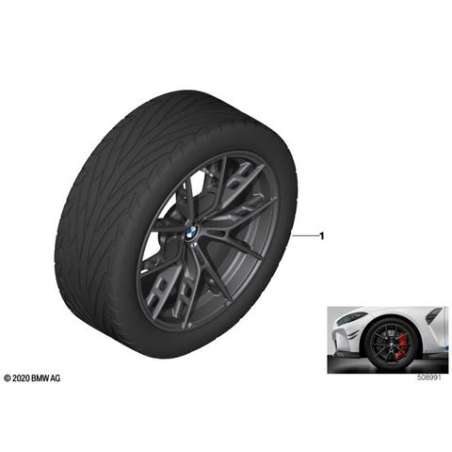 RDC jeu de roues comp.été Gunmetal Grey