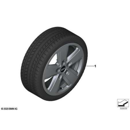 Roue compl.hiver RDCi all.Soft Compound
