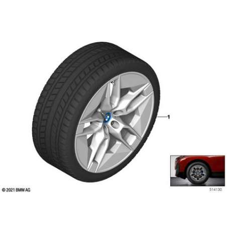 RDC roue complète hiver gris lightning