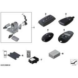 Batterie émetteur de télécommande