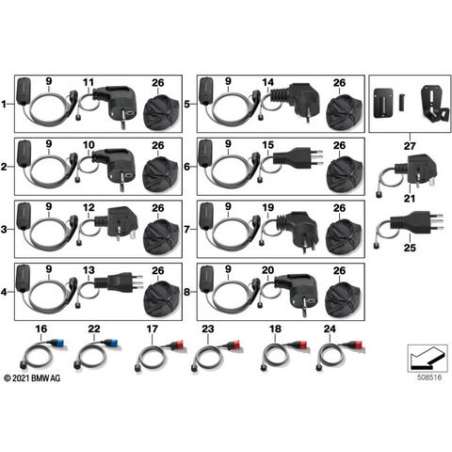 Câble adaptateur type G (BS1363) 10A