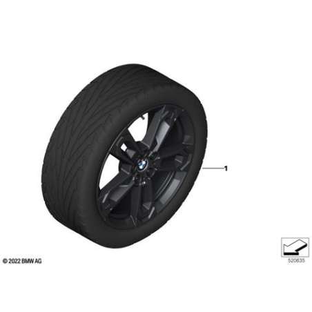 RDC jeu de roues complètes été Jet Black