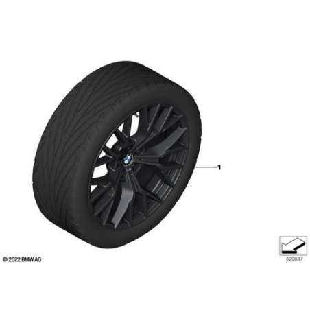 RDCi jeu de roues complètes été noir mat