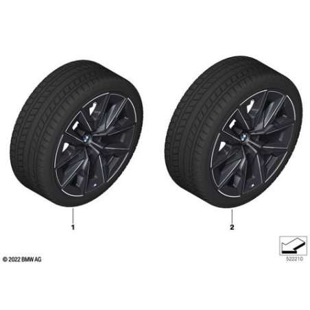 RDC roue complète hiver Jet Black