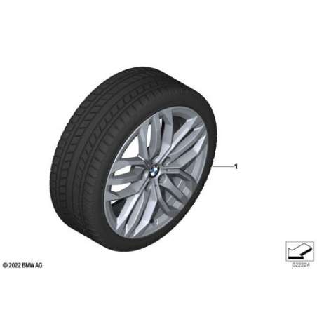 RDC roue complète hiver Frozen Gunmetal