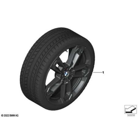 RDC roue complète hiver Jetblack