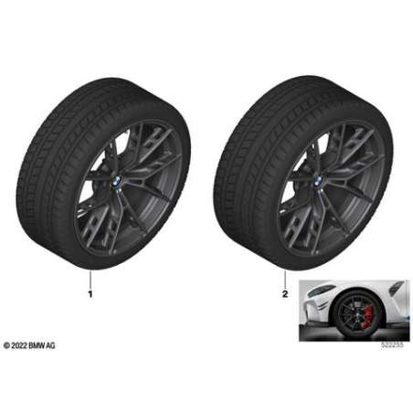 RDC roue complète hiver Frozen Gunmetal