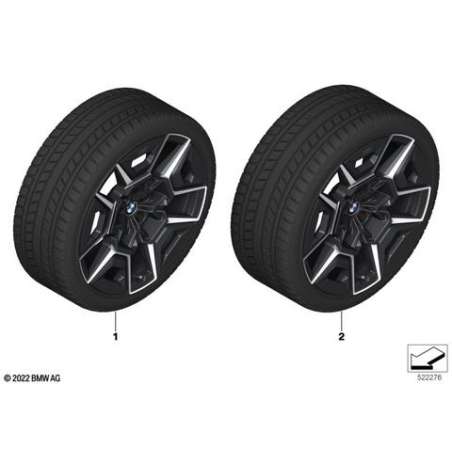 RDC roue complète hiver Jet Black