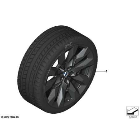 RDC roue complète hiver Jet Black