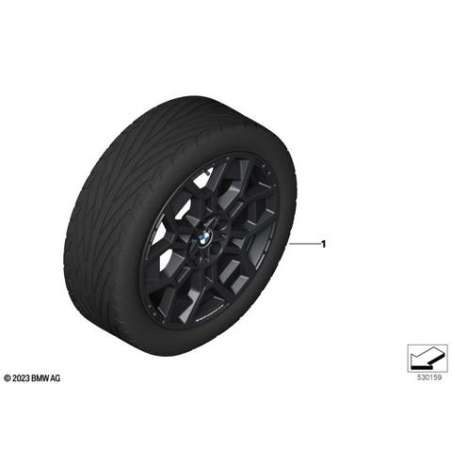 RDC jeu de roues complètes été Jet Black