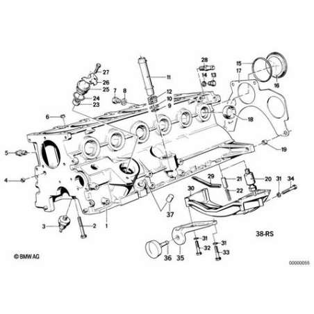 Bloc-moteur avec pistons
