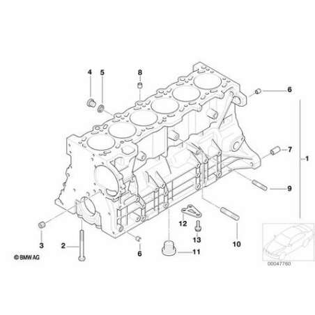 Bloc-moteur avec pistons