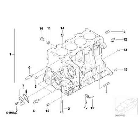 Bloc-moteur avec pistons