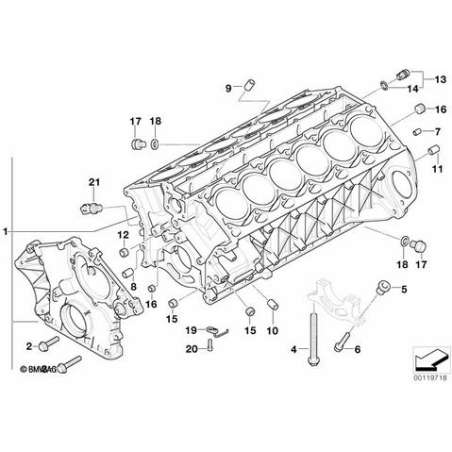 Bloc-moteur avec pistons