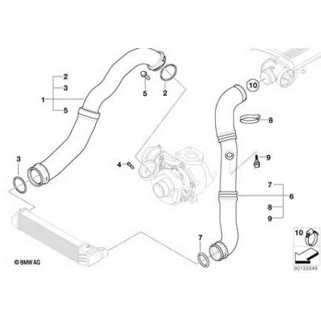 Conduite d'air de suralimentation