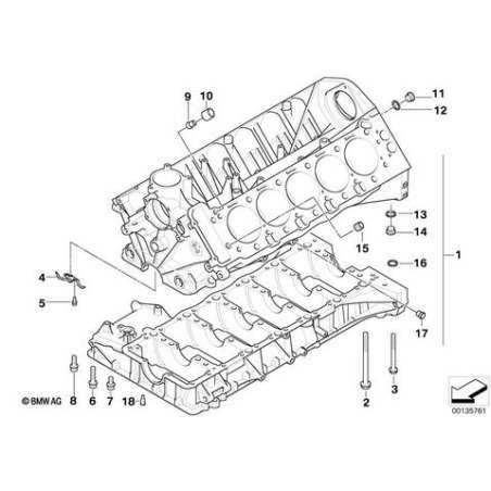 Bloc-moteur avec pistons