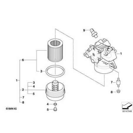 Kit cartouche de filtre à huile
